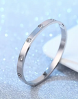 Niche Rhinestone Bangle