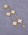 IV Clover Mother-of-Pearl Bracelet