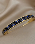 Celestial Eyes Enamel Bangle