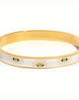 Celestial Enamel Evil Eye Bangle