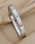 Celestial Evil Eye Rhinestone Bangle