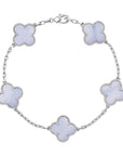 IV Clover Chalcedony Bracelet